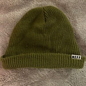 Neff olive green skate beanie